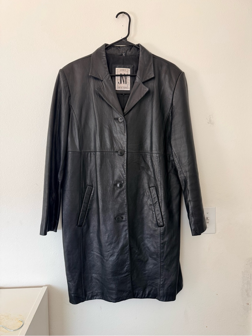 Vintage Leather Trench